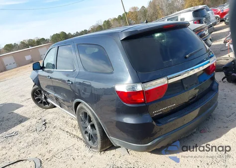 2013 Dodge Durango Sxt из США, поврежденный, VIN 1C4RDJAG9DC682524